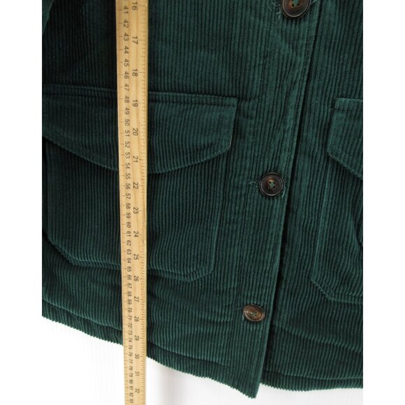Faherty Jacket XL Corduroy Barn Chore Coat Muriel Fleece Collar - Picture 4 of 12